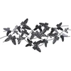 Beliani Sienų dekoracija Motyl GALLIUM Metalinė 53 cm spalvota