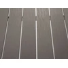 Beliani Sodo stalas VERNIO 180 cm 90 cm metalinis pilkas