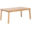 Beliani Sodo prailginamas stalas CESANA 180/240 cm 100 cm Akacijos mediena Šviesiai ruda