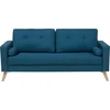 Beliani Dvivietė sofa KALMAR, jūros mėlynumo