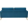 Beliani Dvivietė sofa KALMAR, jūros mėlynumo