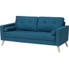 Beliani Dvivietė sofa KALMAR, jūros mėlynumo
