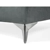Beliani 2 vietų sofa GAULA, veliūrinė, pilka