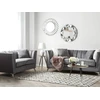 Beliani 2 vietų sofa GAULA, veliūrinė, pilka