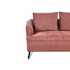 Beliani Dvivietė sofa HOBRO, burgundiška