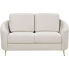 Beliani 2 vietų sofa TROSA šviesi smėlio spalva