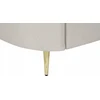 Beliani 2 vietų sofa TROSA šviesi smėlio spalva