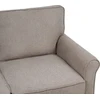 Beliani Dvivietė sofa RONNEBY šviesiai ruda