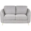 Beliani Dvivietė sofa TROSA šviesiai pilka