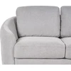 Beliani Dvivietė sofa TROSA šviesiai pilka