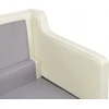 Beliani Dviejų vietų sofa LOKKA, kreminė balta