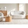 Beliani Dvivietė sofa MALUNG veliūrinė, spalva: balta