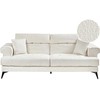 Beliani 3 vietų sofa SKIVE Boucle balta