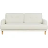 Beliani 3 vietų sofa TUVE, balta