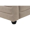 Beliani 3-vietė sofa HOFN smėlio pilkumo spalvos