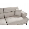 Beliani 3 vietų sofa SKIVE smėlio pilkos spalvos
