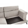 Beliani 3 vietų sofa SKIVE smėlio pilkos spalvos