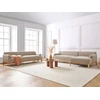 Beliani 3 vietų sofa SOSJO smėlio ir pilkos spalvos
