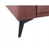 Beliani Trivietė sofa ANGE Burgundinė