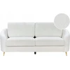 Beliani 3 vietų sofa TROSA Boucle balta