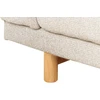 Beliani Tvivietė sofa NIVALA šviesiai smėlio spalvos