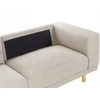 Beliani Tvivietė sofa NIVALA šviesiai smėlio spalvos