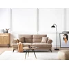 Beliani Trivietė sofa SKIVE šviesiai ruda