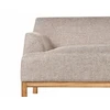 Beliani Trivietė sofa SOSJO šviesiai ruda