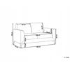 Beliani Trijų vietų sofa FENES, juoda