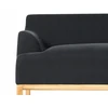 Beliani 3 vietų sofa SOSJO juoda