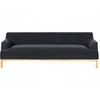 Beliani 3 vietų sofa SOSJO juoda