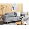 Beliani Trivietė sofa NIVALA šviesiai pilka