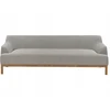 Beliani Trijų vietų sofa SOSJO, šviesiai pilka