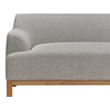 Beliani Trijų vietų sofa SOSJO, šviesiai pilka