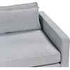 Beliani Trivietė sofa VINSTRA, pilka