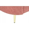 Beliani Trivietė sofa TROSA rožinė