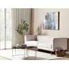 Beliani 3 vietų sofa SKAULE, smėlio spalvos