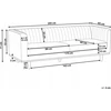 Beliani 3 vietų sofa SKAULE, smėlio spalvos