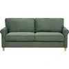 Beliani Trivietė sofa RONNEBY, kordas, tamsiai žalia