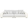 Beliani 4 vietų sofa TORPO šviesiai smėlio spalvos