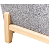 Beliani 2 vietų sofa ALNOR tamsiai pilka