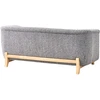 Beliani 2 vietų sofa ALNOR tamsiai pilka