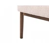 Beliani Dvivietė sofa ESRUM Boucle tamsiai ruda/smėlio spalvos