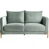 Beliani Dvivietė sofa GIMO šviesiai žalia