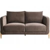 Beliani Dvivietė sofa GIMO, šenilinė, tamsiai ruda