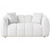 Beliani 2 vietų sofa NESS, kreminė balta