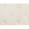 Beliani Dvivietė sofa SKIEN veliūrinė šviesiai smėlio spalvos