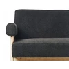 Beliani 2-vietė sofa TAMRE, boucle audinys, juoda / šviesi ruda