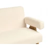 Beliani 2 vietų sofa TAMRE Boucle kreminė / šviesiai ruda