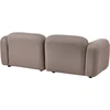 Beliani Trivietė sofa AFOSS smėlio ir pilkos spalvos
